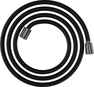 Hansgrohe Textilbrauseschlauch Axor 2000mm mit konischer/zylindrischer Mutter, brushed black chrome, 28290340