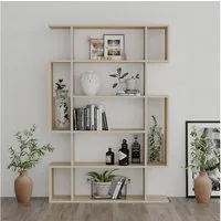 Decortie Bücherregal Mito, Modernes Bücherregal, Vitrine, 108,5 x 25,5 x 161 cm