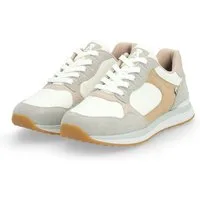 Rieker 42508-81 (Glattleder) weiss/beige Damen Sneaker