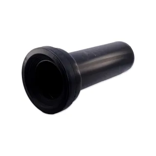 VitrA Zubehör Keramik WC-Spülrohrverlängerung mit Dichtung L: 310 mm D: 90 mm Schwarz,436136YP1TE 436136YP1TE