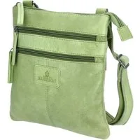 The Skandinavian Brand Umhängetasche The Skandinavian Brand Damen Ledertasche Green (1-tlg)
