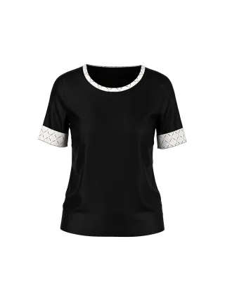 Marc Cain Sports - Shirt aus Baumwollstretch black new - Gr. - 44