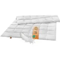 sleepling Federbettdecke für den Winter in den Größen 135x200, 155x220 und 220x240 cm, Füllung: 100% neue Federn, Bezug: Mako Baumwolle, für Allergiker geeignet, mit Down-Pass