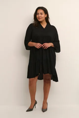 Kleid A-Form black