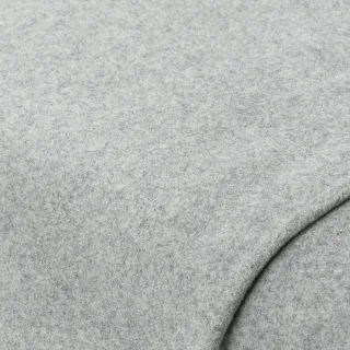 Baumwoll-Fleece, hellgrau
