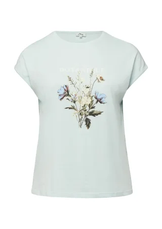 s.Oliver - T-Shirt blau - Gr. - 48