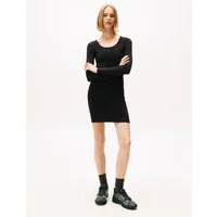 Tommy Jeans Jerseykleid TJW IRREGULAR RIB MINI DRESS in gerippter Struktur