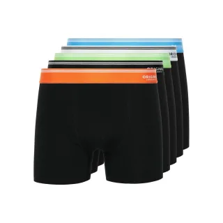 Crosshatch - "Prismara" Boxershorts für Herren (5er-Pack) (Schwarz)