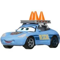 Disney Cars Spielzeug-Rennwagen Sally JDG62 Disney Cars Race & Rescue Die-Cast 1:55