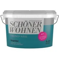 SCHÖNER WOHNEN FARBE Wandfarbe SW Trend Wandfarbe matt 2,5L lagune 5518