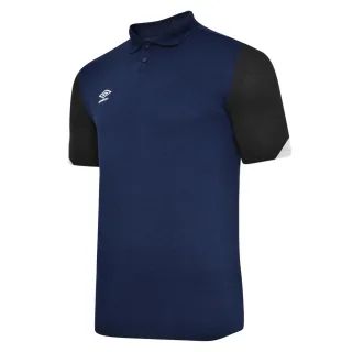 Umbro - "Total" Poloshirt für Herren - Training (Marineblau/Dunkel-Marineblau/Weiß)