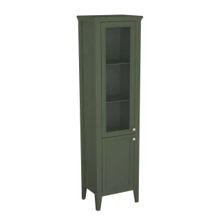 VitrA Valarte Hochschrank mit Glaseinsatz Breite 54 cm Höhe 197 cm 2 Türen Türanschlag links,65808 65808