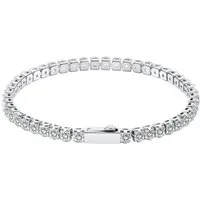 ROUGEMONT Tennisarmband Massives Funkelndes Tennisarmband 4mm 5mm 3mm Damen und Herren