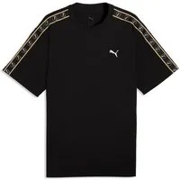 PUMA T-Shirt ESS ELEVATED TAPE RELAXED TEE mit Kurzarm, bedruckte oder unifarbene Optik, Relaxed Fit