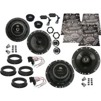 DSX JBL Boxen Set für VW Golf 4 Bj 97-06 Tür Vorne hinten Dämmmatte 1200 W Auto-Lautsprecher (150 W)