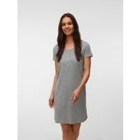 Mamalicious Umstandsnachthemd MLMIRA JRS NIGHTGOWN 2F 2-P NOOS (Packung, 2-tlg) knielanger Schnitt, lockere Passform, Kurzarm, mit Rundhalsausschnitt