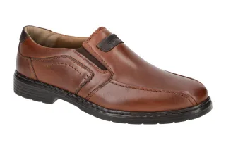 Josef Seibel Herrenschuhe 42803 ALASTAIR 03 Braun Cognac Weitbequem Slipper