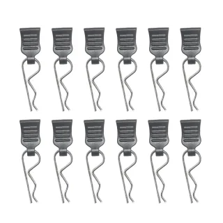 12PCS/20PCS/30PCS RC Car Parts Body Shell Clips Buckle for 1/20 1/24 Vehicles Models Spare Universal Accessories