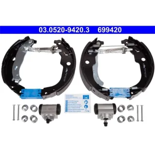 ATE Bremsbackensatz hinten Citroen C3 Ds3 DS Ds Peugeot 207