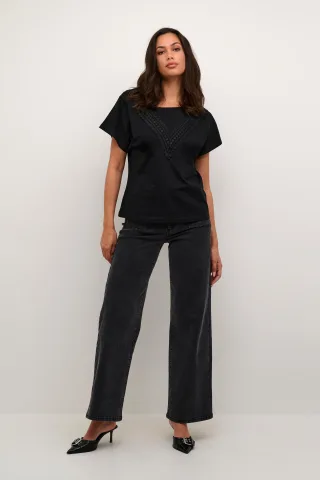 T-shirt Loose fit Black
