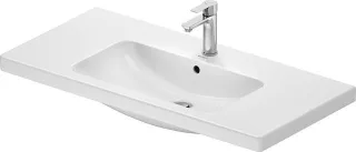 Duravit D-Code Möbel-Waschtisch 1000x480mm, M.Überlauf, Mit 1 Hahnloch  23991000002