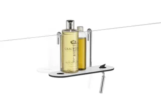 Giese Highboard mit Halter für Rasierer 30455-02, für Glaswand 6mm und 8mm 30455-02