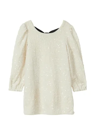 s.Oliver - Kleid creme - Gr. - 128