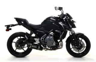 Sport Auspuff Komplettanlage Arrow Race-Tech BLACK Kawasaki Z 650 Bj.2017-2020 EURO4 +Kat +ABE