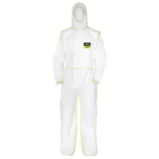 Uvex 5/6 comfort Einwegschutz-Overall weiß/lime weiß/lime S - 9871009