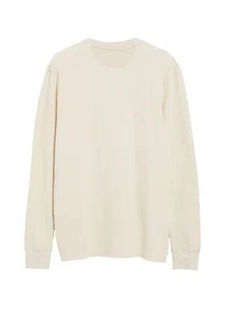 s.Oliver Red Label - Waffel-Langarmshirt beige - Gr. - S