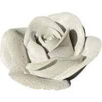 ZGM Gartenfigur Betonfigur Rose ROSA - handgefertigte Dekoration für Garten und Haus, handgefertigte Dekoration für Garten und Haus