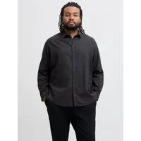 Jack & Jones PlusSize Langarmhemd JJECLASSIC MELANGE SHIRT L/S SN PLS