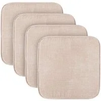 Bestlivings Stuhlkissen Struktur 38x38 cm, verschiedene Farben & Sets, Anti-Rutsch-Rückseite, angenehme Polsterung, für Indoor/Outdoor