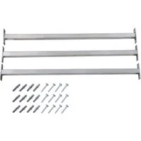 vidaXL Fenster 3 Stk 710-1200 mm Einstellbare Fenster-Sicherheitsstangen 3 Stk 710-12