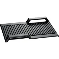 BOSCH Grillplattenaufsatz HEZ390522, Aluguss, für zusammengeschaltete FlexZonen bei Kochfeldern mit Induktion