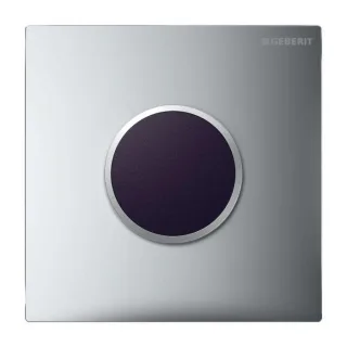 Geberit Infrarot-Urinal-Steuerung 116025KH1 Netzbetrieb, Abdeckplatte, Zinkdruckguss, hochglanz-verchromt/mattchrom