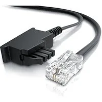 CSL Telefonkabel, TAE-F, RJ-45 (Ethernet) (1000 cm), Telefonkabel / Anschlusskabel Router an Telefondose Routerkabel - 10m