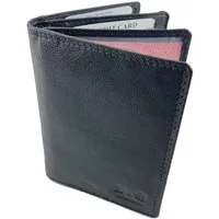 L&B Kartenetui Rindsleder Ausweishülle, RFID-Schutz >2397-Soft< Dokumentenmappe, 9 Kartenfächer + 3 Klarsichtfächer