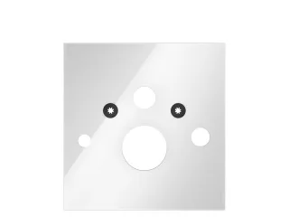 Tece lux WC-Glasplatte f. Dusch-WC Toto+Geberit, Gl. weiß glzd., 9650101 9650101