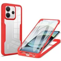 betterfon Handyhülle für Xiaomi Redmi Note 14 4G TPU Schutzcase, 2-teiliges 360 Grad Case mit Rundumschutz und Displayschutz