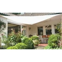 Floracord Sonnensegel Dreieck, B: 500 cm, cremeweiß