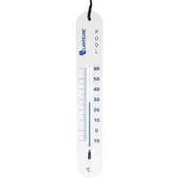 Lantelme Schwimmthermometer Poolthermometer Selbstsinkend mit Schnur Schwimmbad Teich Thermometer, Farbwahl, Analog, für Schwimmbecken Pool, Deutsche Herstellung, Sinkend, Wasser Temperatur -10 bis 60°C