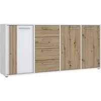 FORTE Sideboard Cardigan, Sideboard, 2 farbig, Stauraum, Schubkasten, Soft Close,Breite 179,4cm