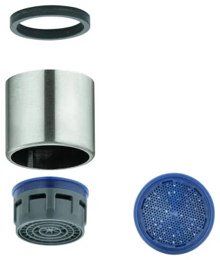 Grohe Mousseur 48557 Innengewinde M 22 x 1 Durchflussklasse B supersteel, 48557DC0 48557DC0