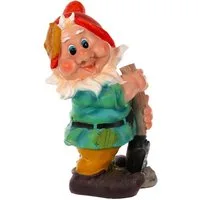 BIRENDY Dekofigur RIESIGER Zwerg Gartenzwerg XXL Gartenwichtel NF14286 Gartenfigur 41cm