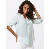 Witt Klassische Bluse Streifenbluse 3/4-Arm