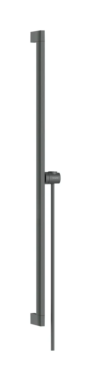 Hansgrohe Brausestange Unica E Puro 900mm mit Easy Slide Brausehalter Brushed Black Chrome,24403340 24403340