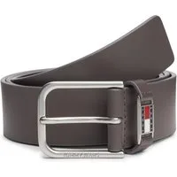 Tommy Jeans Ledergürtel TJM SCANTON quadratische Schnalle, Breite 4cm