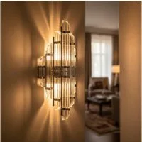 Bamyum Wandleuchte Bamyum Wandleuchte Champion Vintage Metall und Glas Wandlampe, ohne Leuchtmittel