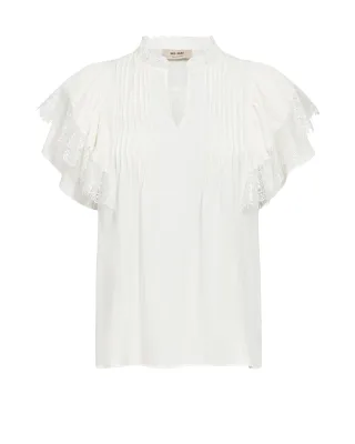 MOS MOSH - MMWea Flowish Blouse ecru - Gr. - M
